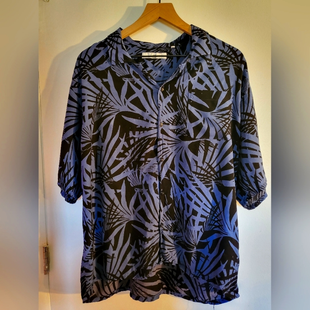 Loom Blue Hawaiian Shirt